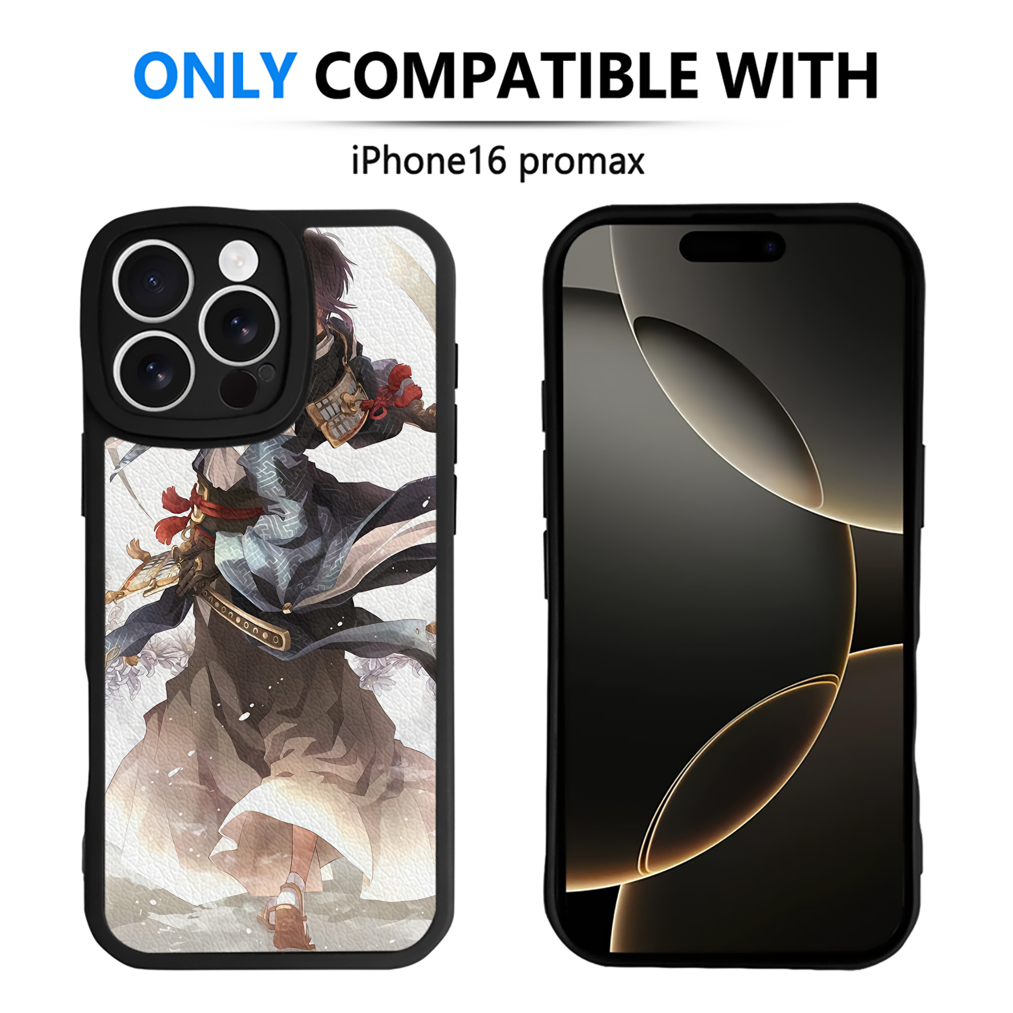 （画像用） 刀剣乱舞 Touken Ranbu 【iPhone 16シリーズ対応】シリコンスマホケース（レザー調） 材質：シリコン